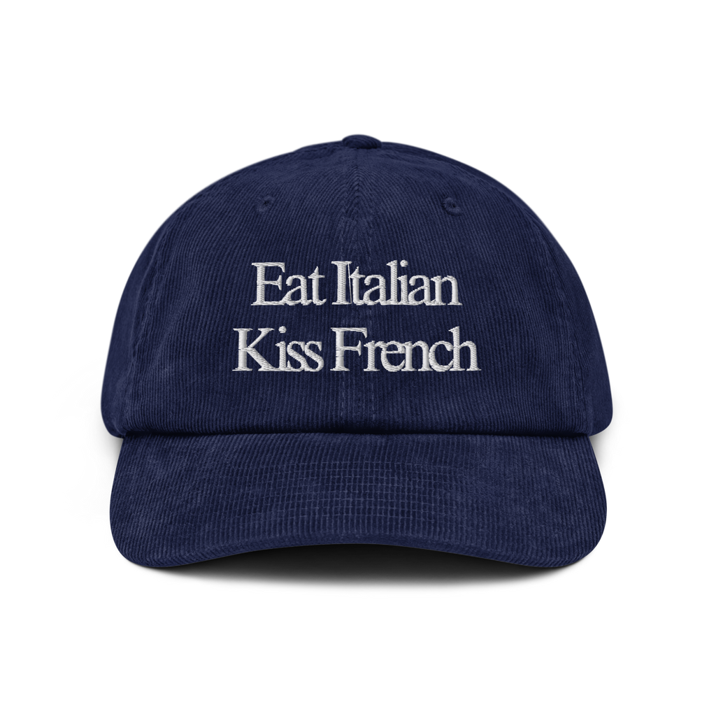 Eat Italian Kiss French Hat